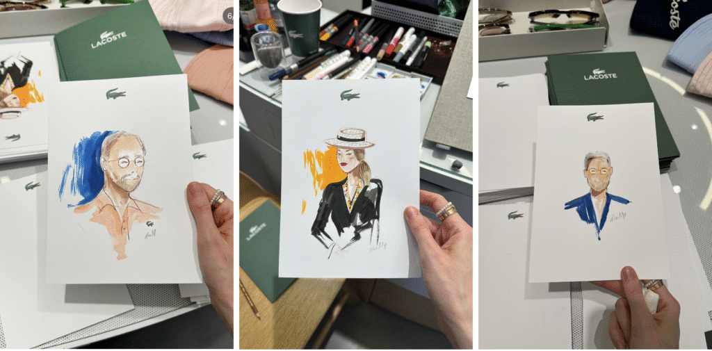 A Special Live Illustration Project with Lacoste