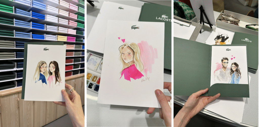 A Special Live Illustration Project with Lacoste